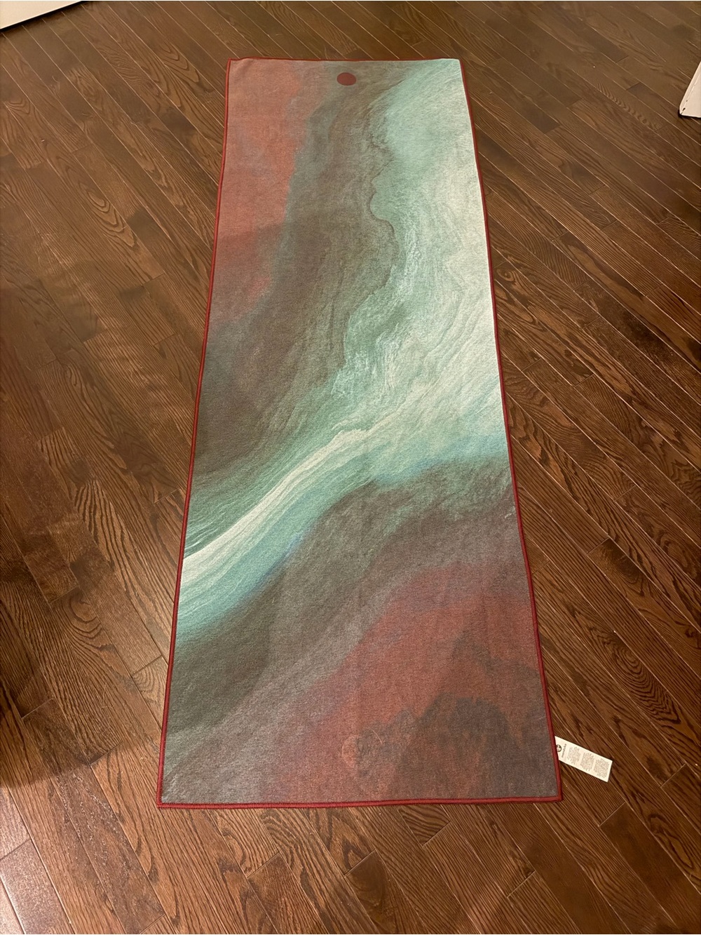Manduka Yogitoes-Maroon, Green, and White